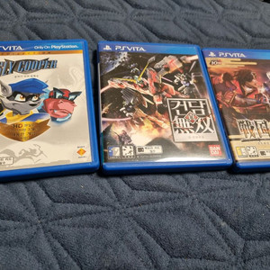 ps vita 슬라이쿠퍼, 진건담무쌍, 전국무쌍4 이미지