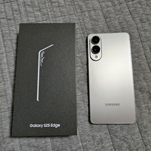 삼성 갤럭시 S25 엣지 실버 256 팝니다 이미지