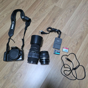 캐논400D + 렌즈2개 이미지