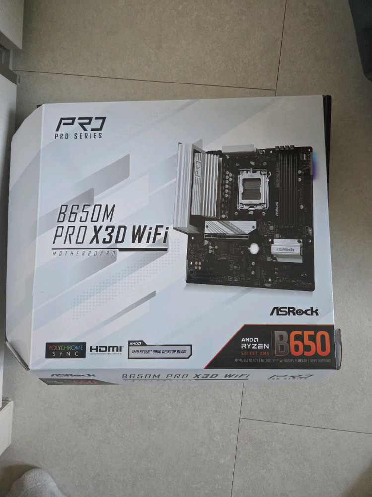 7800x3d, ASRock B650M PRO X3D WiFi팝니다 이미지