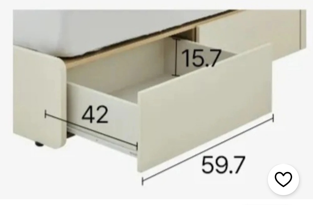 한샘 아임빅 수납침대 일반헤드형 슈퍼싱글 이미지