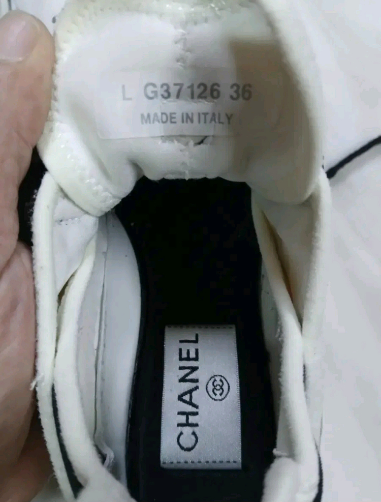 [파격가 여성용] 샤넬 믹스드파이어 금장 스니커즈 신발 36(230)사이즈 루이비통 구찌 펜디 프라다 에르메스 디올 이미지