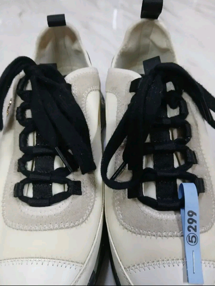 [파격가 여성용] 샤넬 믹스드파이어 금장 스니커즈 신발 37(240)사이즈 루이비통 구찌 펜디 프라다 에르메스 디올 이미지