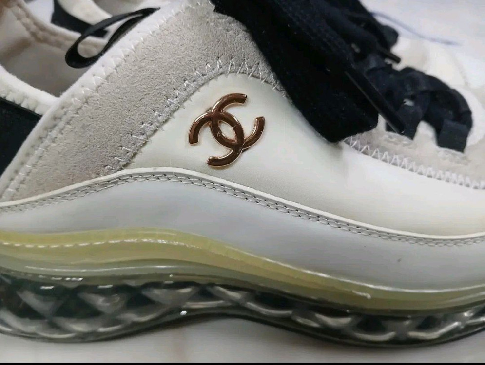 [파격가 여성용] 샤넬 믹스드파이어 금장 스니커즈 신발 37(240)사이즈 루이비통 구찌 펜디 프라다 에르메스 디올 이미지