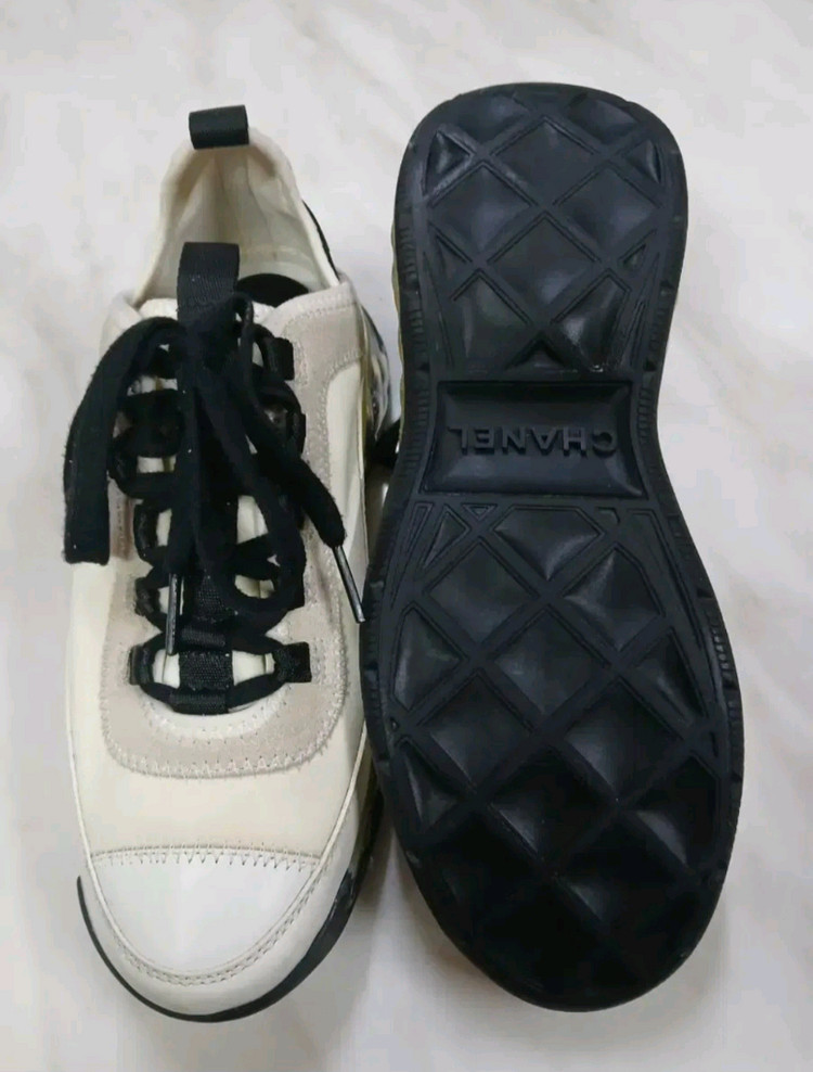 [파격가 여성용] 샤넬 믹스드파이어 금장 스니커즈 신발 37(240)사이즈 루이비통 구찌 펜디 프라다 에르메스 디올 이미지