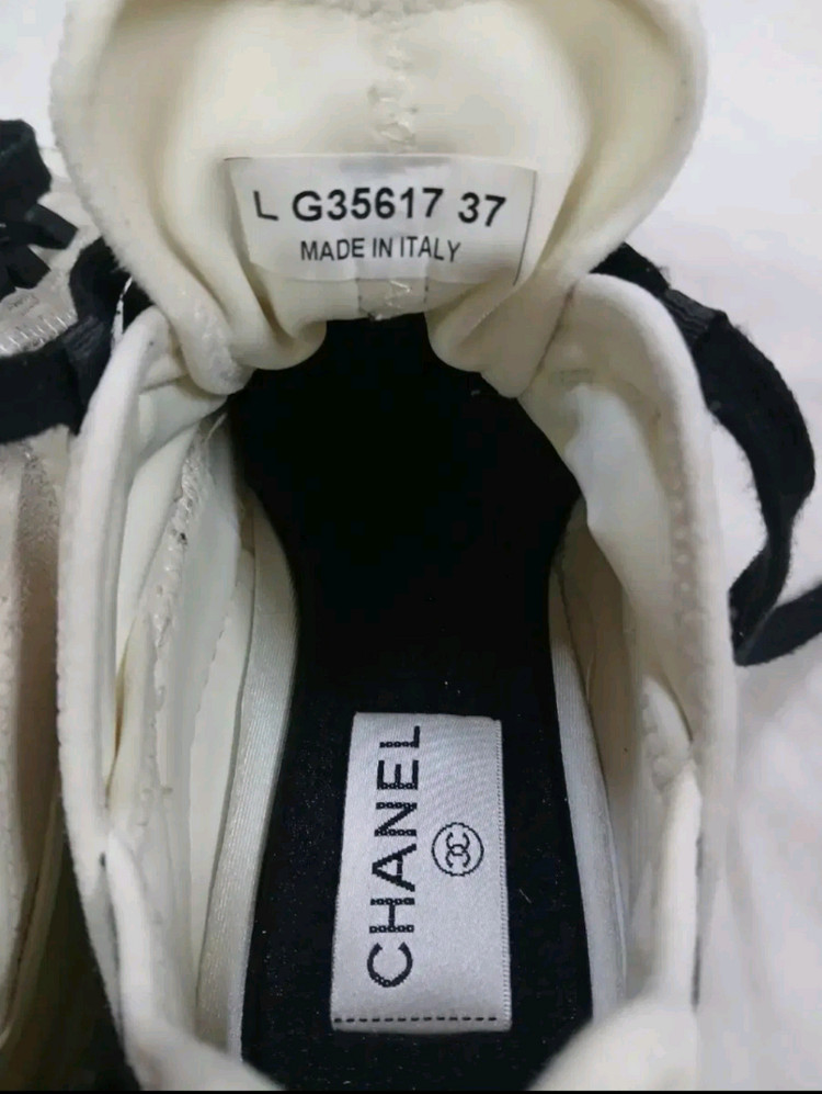 [파격가 여성용] 샤넬 믹스드파이어 금장 스니커즈 신발 37(240)사이즈 루이비통 구찌 펜디 프라다 에르메스 디올 이미지