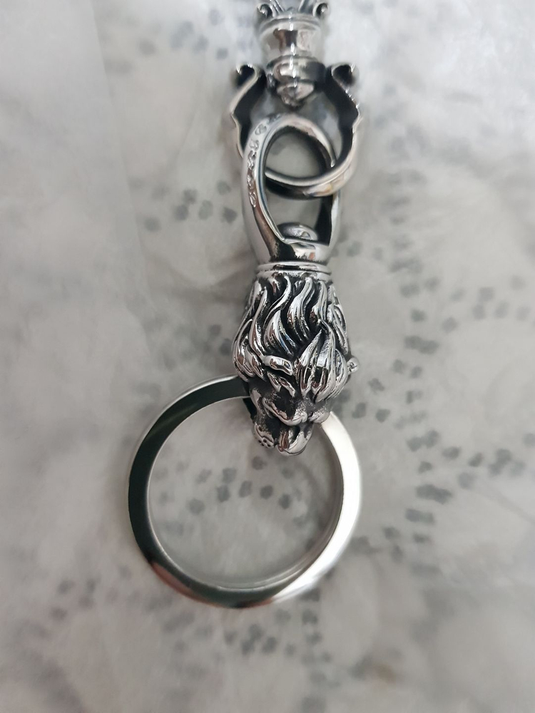 아메카지 키홀더 키링(11cm,사자조각) Artemis Classic(일본브랜드 복각데님 트로피클로딩 더블알엘 이미지