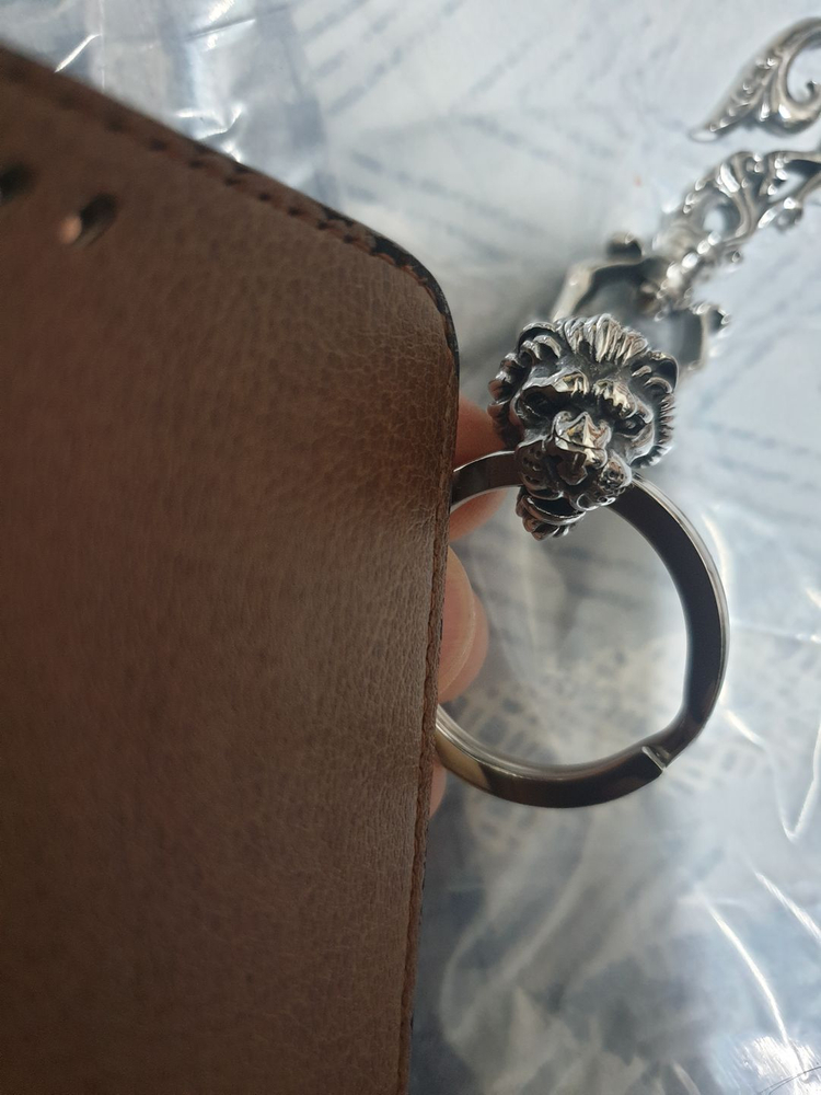 아메카지 키홀더 키링(11cm,사자조각) Artemis Classic(일본브랜드 복각데님 트로피클로딩 더블알엘 이미지