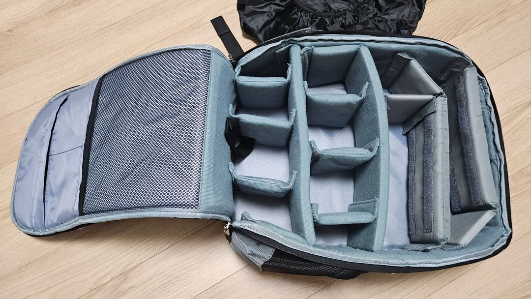 TTK 카메라 / 드론 전용 고급 백팩(가방), 방수 커버 넘깁니다 이미지