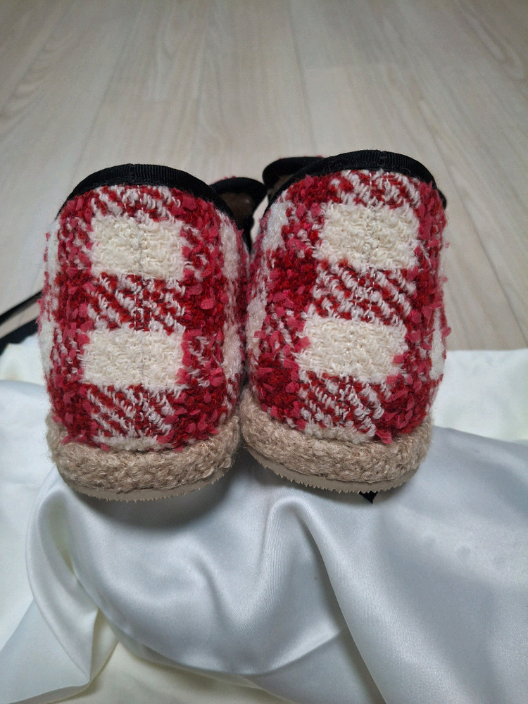 (정품) 새상품 구찌 홀스빗 울 체크 슬립온 스니커즈 이미지