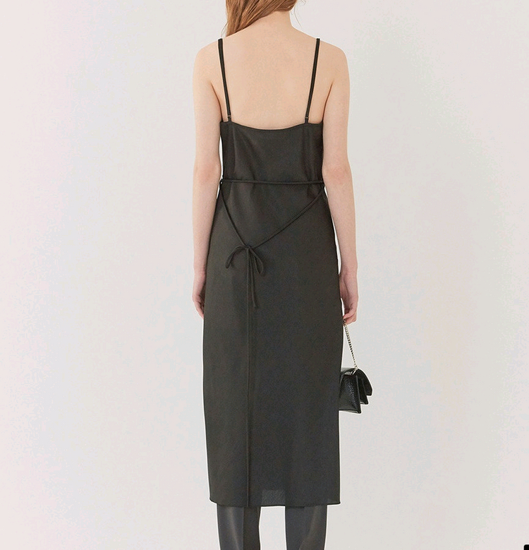 가브리엘 리 뷔스티에 슬립 민소매 롱 원피스 이미지