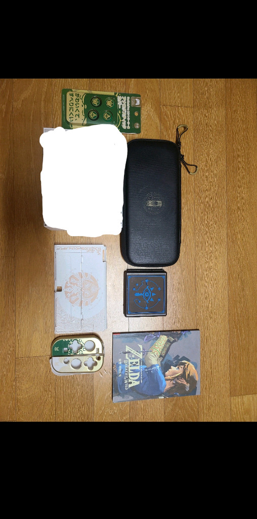 S급)닌텐도 스위치 OLED 젤다 에디션 풀박스+파우치,케이스 이미지