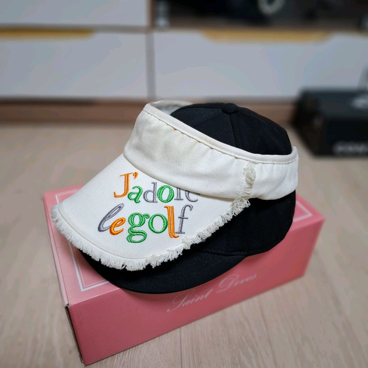 썬캡 및 타탄챙모자 패션모자 상태좋음 이미지