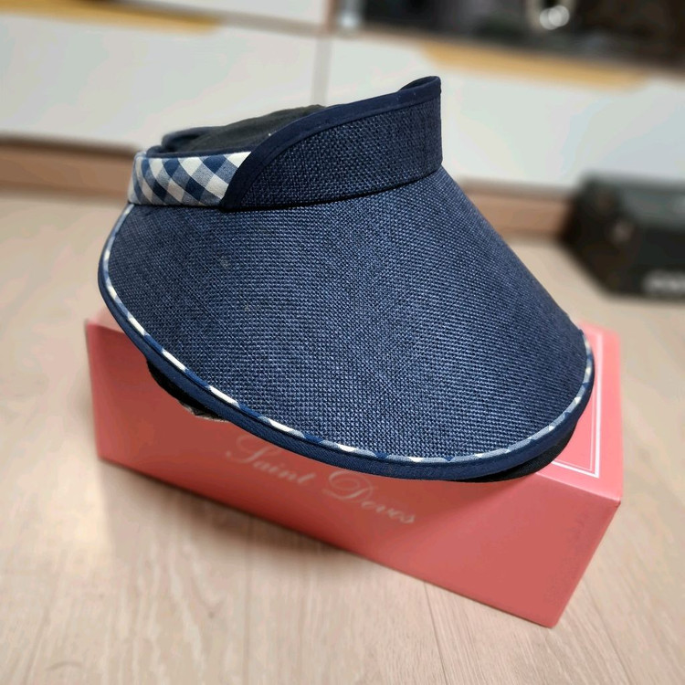 썬캡 및 타탄챙모자 패션모자 상태좋음 이미지