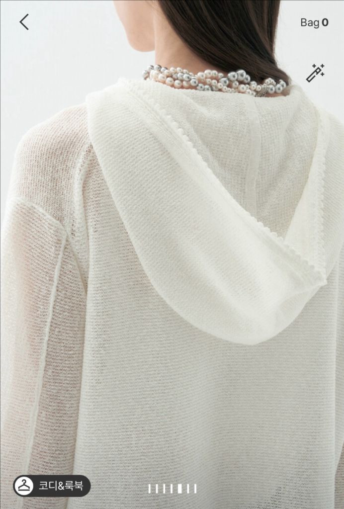 26 신상 랑방 후드 가디건 타임(새상품) 이미지