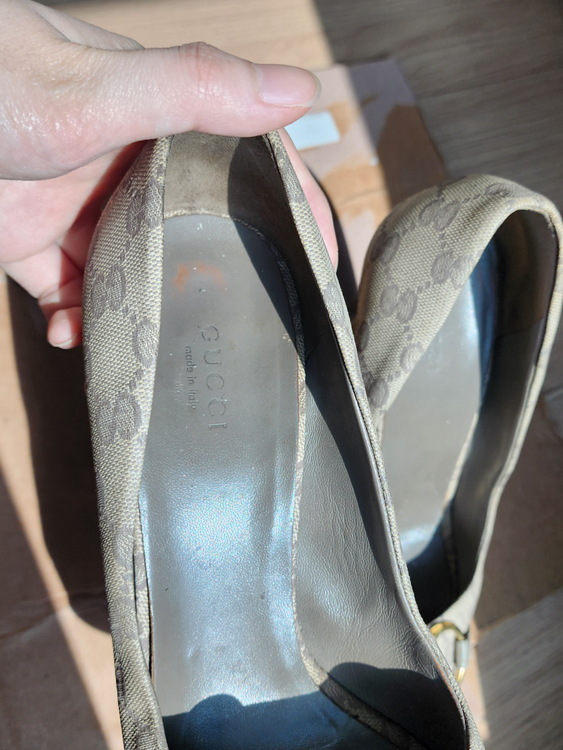 (가격인하) 구찌 정품 빈티지 홀스빗 가보시 힐 | 38.5 이미지