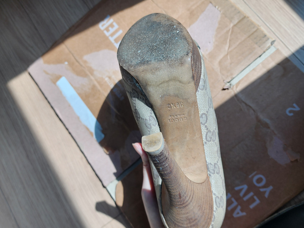 (가격인하) 구찌 정품 빈티지 홀스빗 가보시 힐 | 38.5 이미지