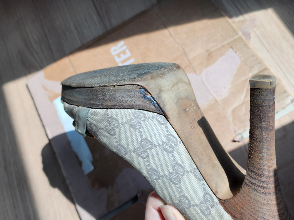 (가격인하) 구찌 정품 빈티지 홀스빗 가보시 힐 | 38.5 이미지