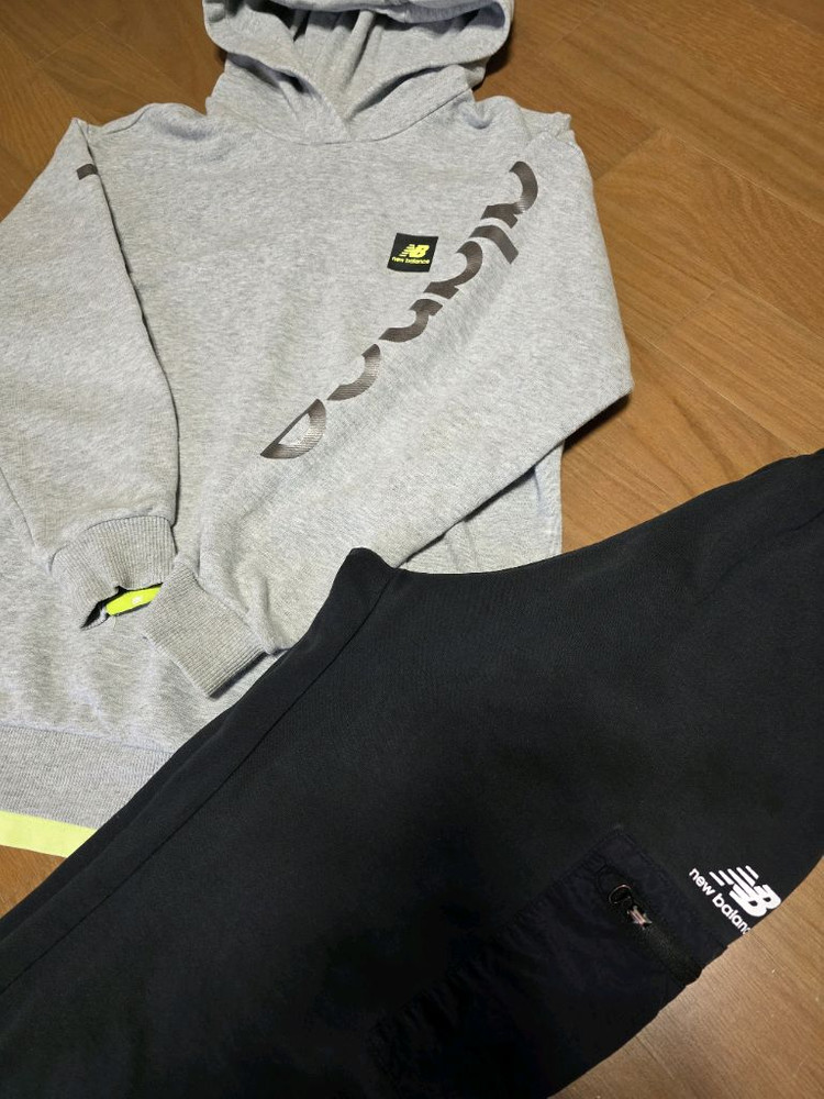 뉴발란스 키즈 후드티 + 바지 150 155 이미지