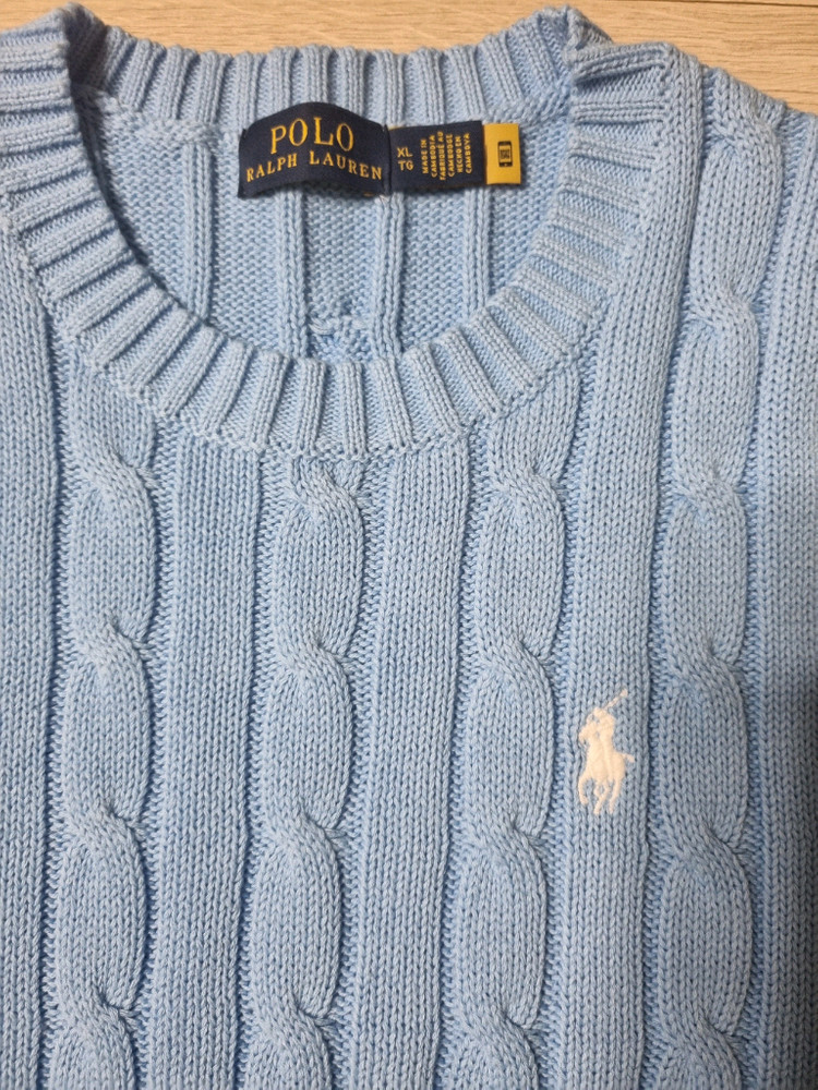 폴로 케이블반팔니트 xl 이미지
