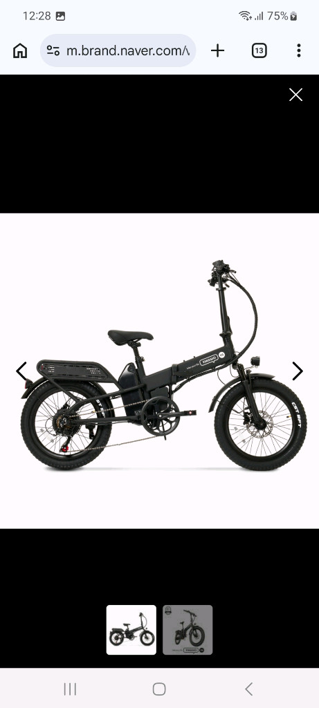 접이식 전기자전거 이미지