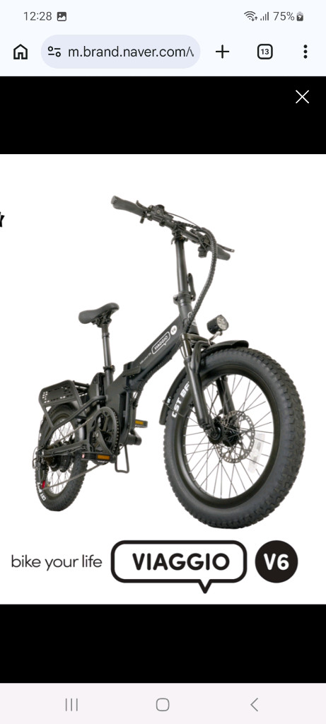 접이식 전기자전거 이미지