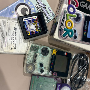 신품급) 닌텐도 포켓몬 게임보이 컬러 CGB(gbc) 풀박스 이미지