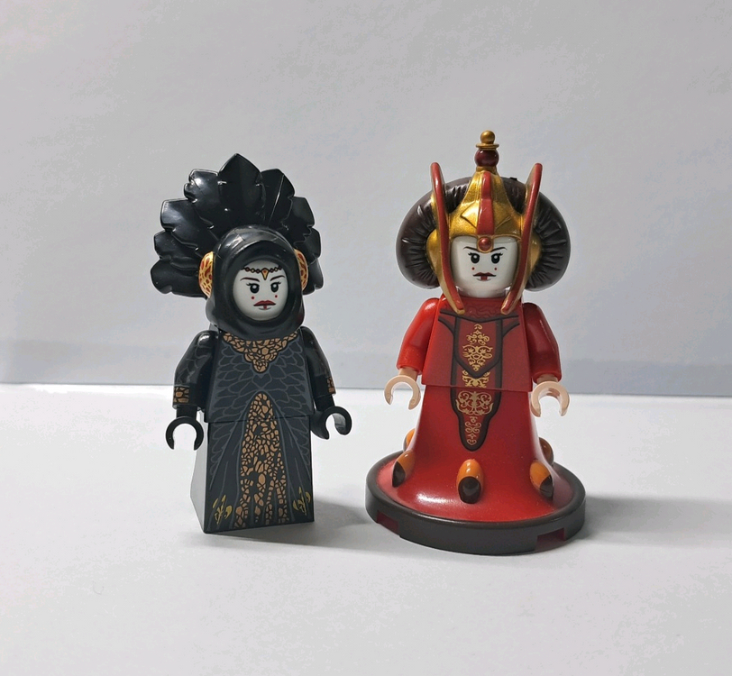 레고 BAFDE 정품 커스텀 블랙 아미달라 여왕 미니피규어 판매합니다 이미지