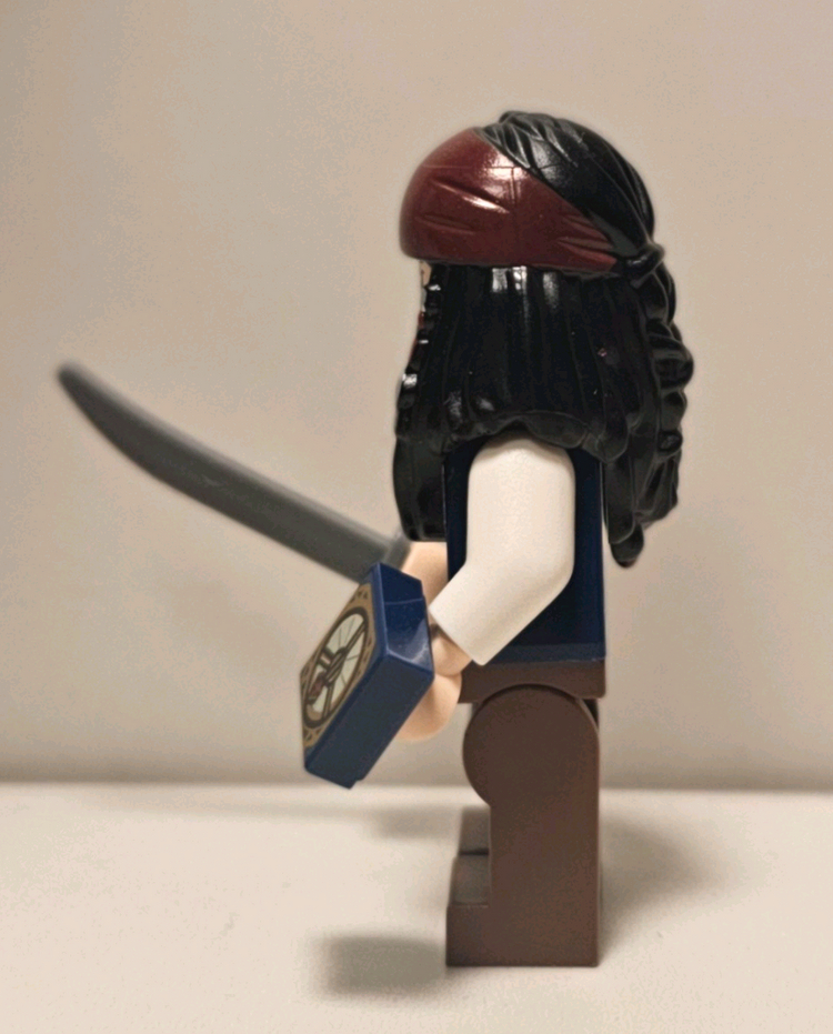 레고 정품 캐리비안 해적 잭 스패로우 미피 이미지