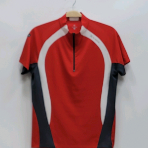 MONTURA 몬츄라 기능성 하프 집업 반팔 티셔츠/ 남 S 래드 이미지