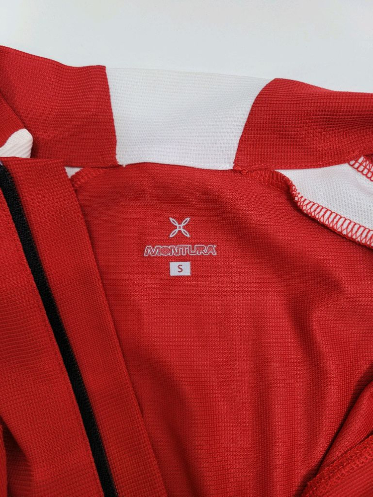 MONTURA 몬츄라 기능성 하프 집업 반팔 티셔츠/ 남 S 래드 이미지