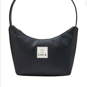 이미스 레더 호보백-블랙EMIS LEATHER HOBO BAG-BLACK 이미지