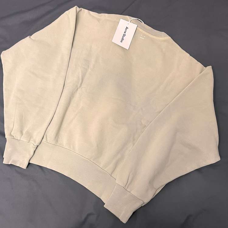 아크네스튜디오 FIAH 피아 이모지 스웻셔츠 더스티 그린 XS 맨투맨 새제품 Acne Studios 스웨트셔츠 이미지