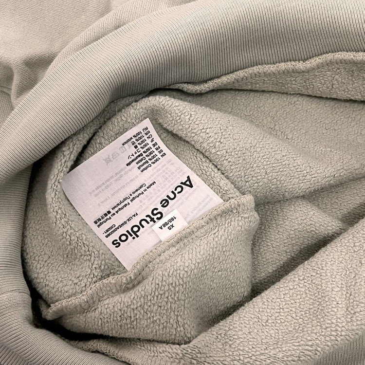 아크네스튜디오 FIAH 피아 이모지 스웻셔츠 더스티 그린 XS 맨투맨 새제품 Acne Studios 스웨트셔츠 이미지