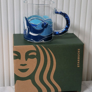 스타벅스 글리터 핸들 글라스 355ml 이미지