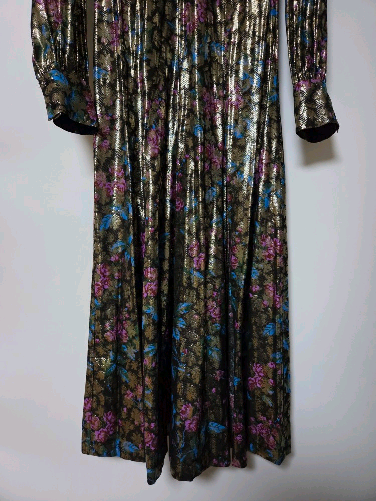 정가 295유로! 산드로 SANDRO 글리터 플로랄 원피스 이미지