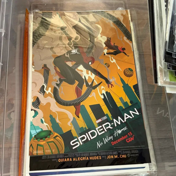 스파이더맨 노웨이홈 스크린엑스 포스터 2주차 필름마크아트카드오리지널티켓 이미지