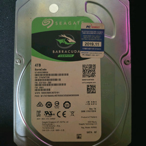 씨게이트 바라쿠다 4tb hdd 팝니다 이미지