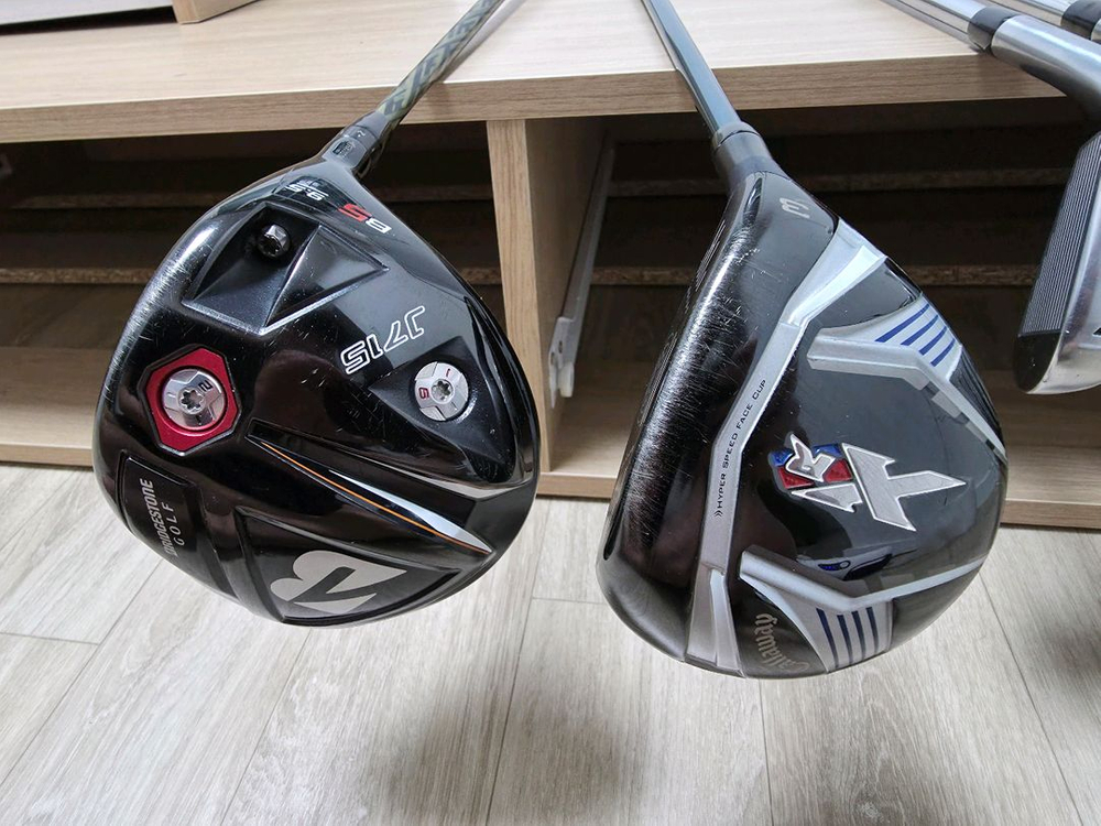 골프채 일괄 정리합니다. 야마하 RMX 단조 아이언(7P) & 패더슨·아타스 피팅샤프트 퍼터 풀세트 정리합니다. 이미지