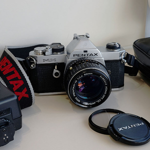 펜탁스 기계식 MX(smc 50mm 1:1.4 쩜사랜즈) 삼각대,플레쉬,케이스 팝니다 이미지