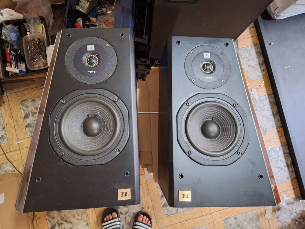 JBL 빈티지 스피커 1조 TI-1000 레트로 오디오 인테리어 카페 가게 매장 북쉘프 니어필드 하이파이 앤틱 복고 이미지