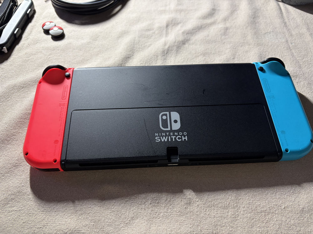 닌텐도 스위치 OLED 올레드 네온 풀셋 + 기본 악세사리 이미지