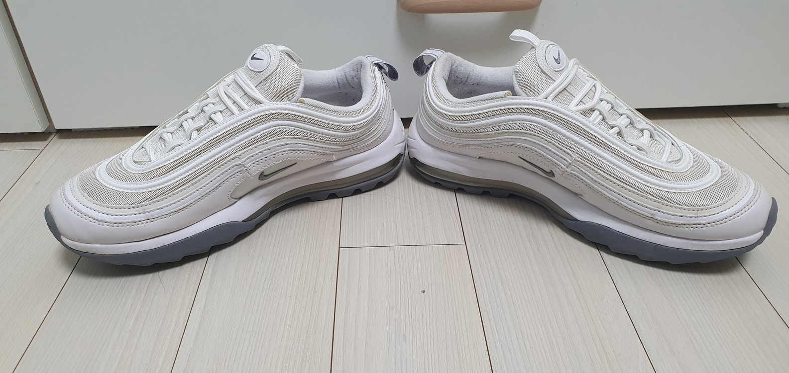 나이키 에어맥스 97 골프화 화이트 그레이 판매(265) 이미지