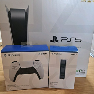 [팝니다]PS5 디스크에디션 + 듀얼센스 + 충전대 + 파이어쿠다530 1tb 이미지