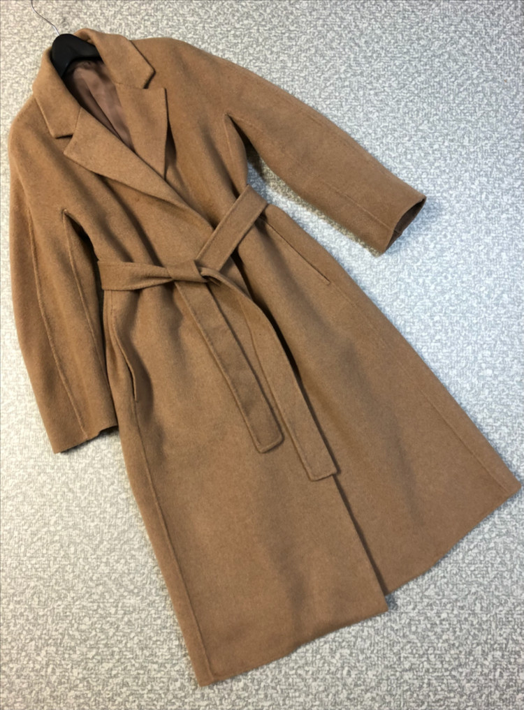 한섬 22년 캘빈클라인 이태리 캐시미어100% 코트 올드머니룩 CK 이미지