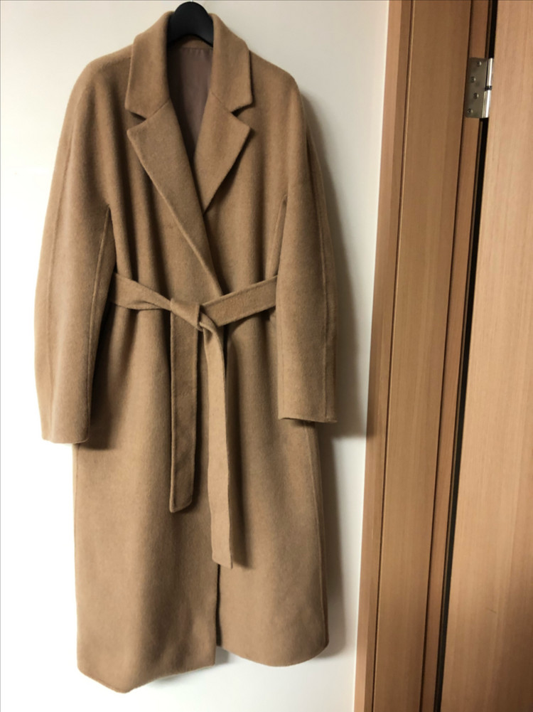 한섬 22년 캘빈클라인 이태리 캐시미어100% 코트 올드머니룩 CK 이미지