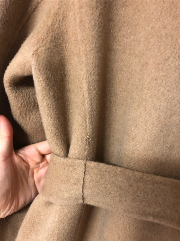 한섬 22년 캘빈클라인 이태리 캐시미어100% 코트 올드머니룩 CK 이미지