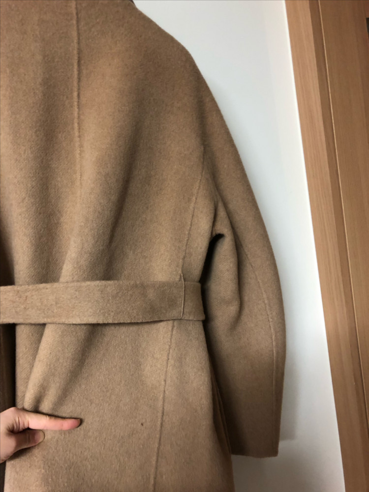 한섬 22년 캘빈클라인 이태리 캐시미어100% 코트 올드머니룩 CK 이미지