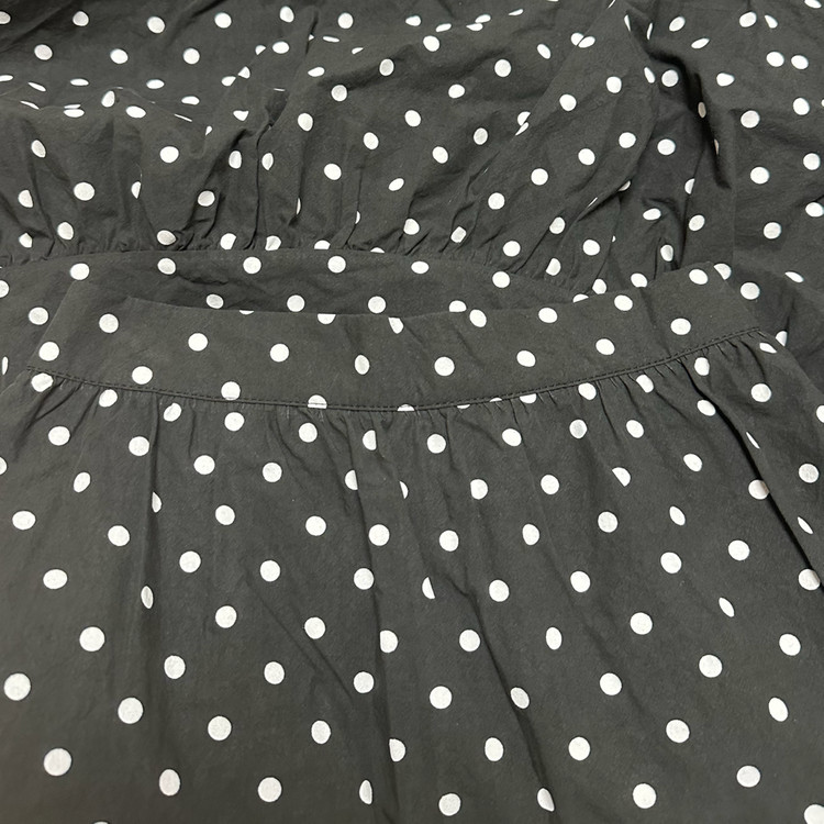 주말만이가격)바이씨니 제작 도트캉캉sk 블랙 키작녀 이미지