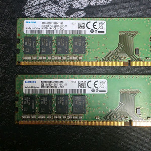 삼성 DDR4 8GB PC4-2400T 램 2개 이미지
